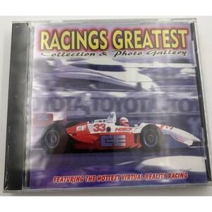 Racing's Greatest Collection & Photo Gallery PC CD-ROM 1997 Media King Sealed